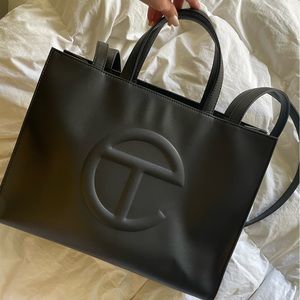 Telfar Medium Shopping Bag Black
